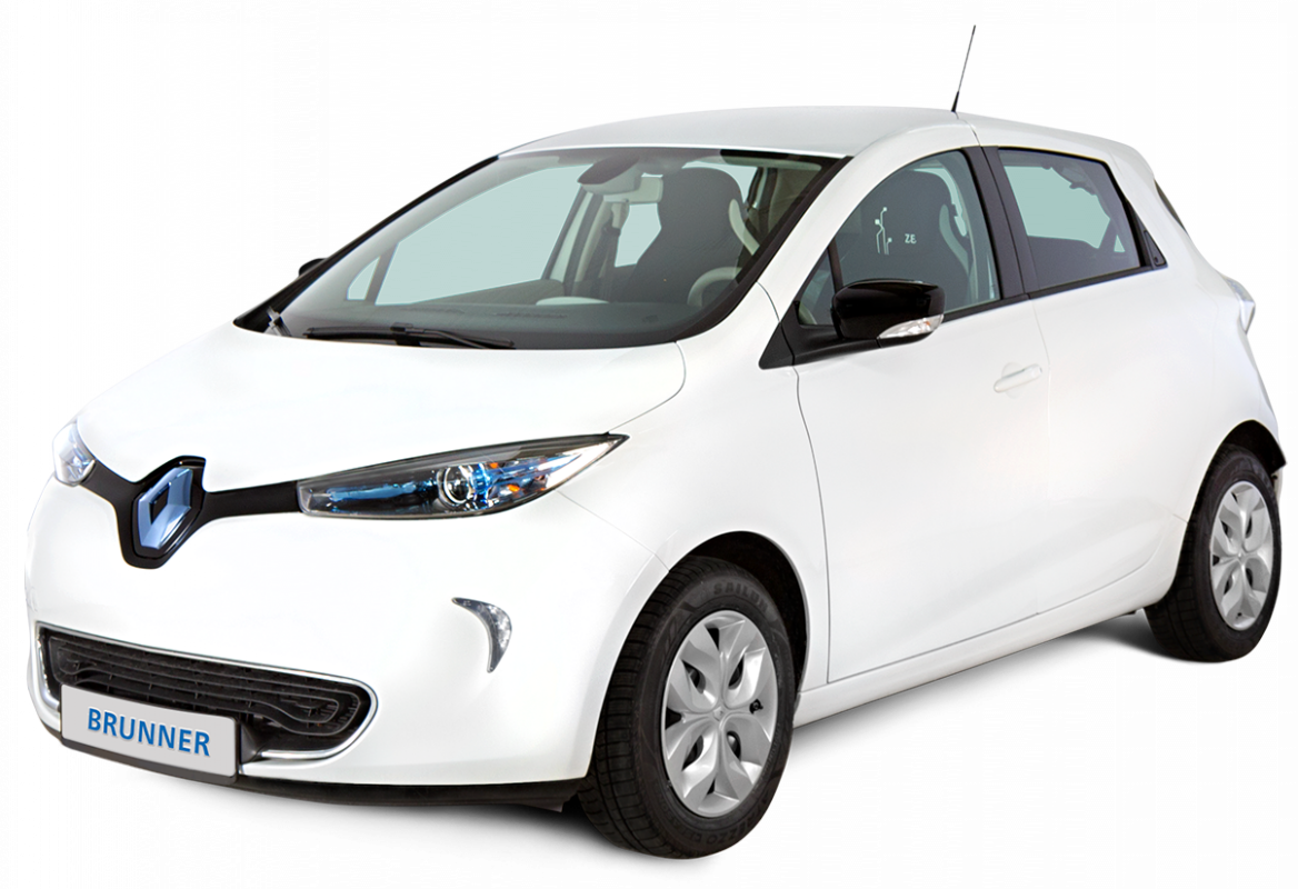 Weisser Renault Zoe