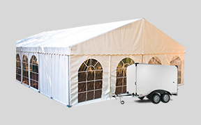 Eventmobil mit Festzelt
